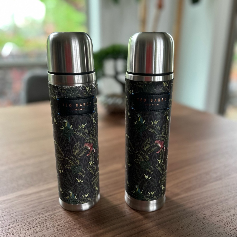 Ted Baker Thermos set of two Jungle Print EUC
